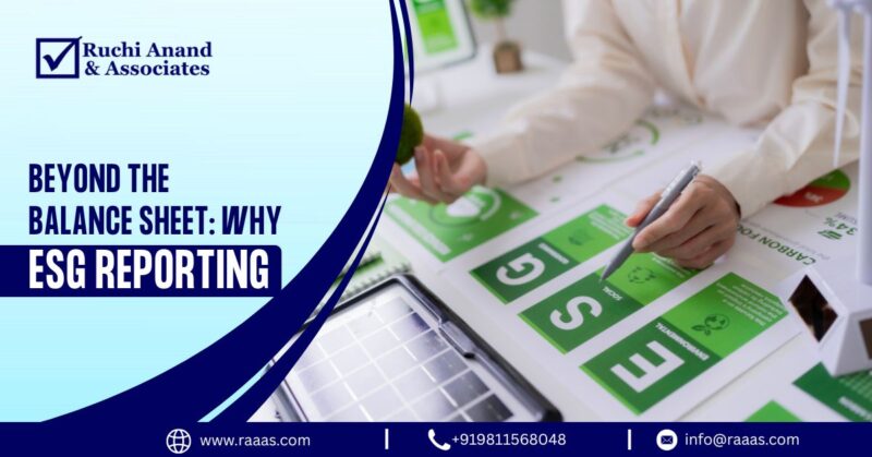 Beyond the Balance Sheet Why ESG Reporting is the Next Big ‘Blue Ocean’ for CA Firms