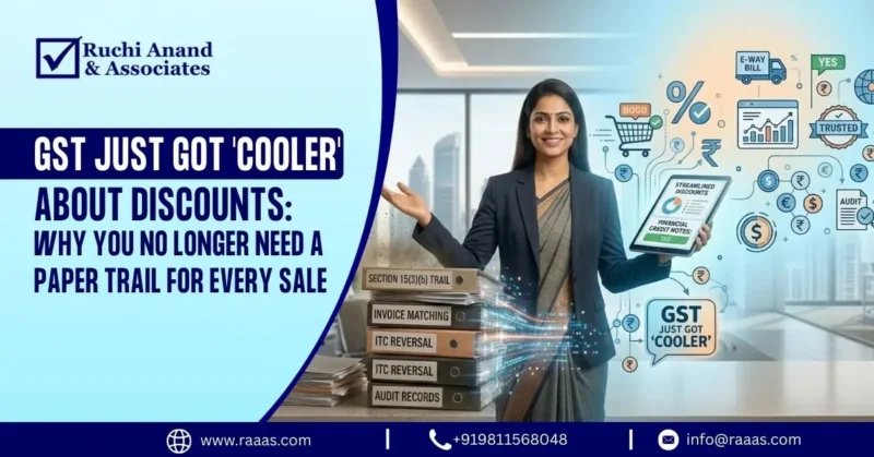 GST Just Got 'Cooler' About Discounts Why You No Longer Need a Paper Trail for Every Sale