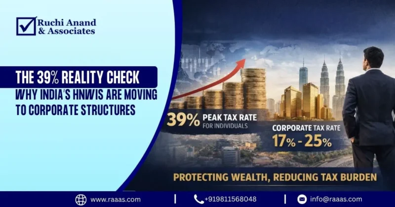 The 39% Reality Check Why India’s HNWIs are Moving to Corporate Structures