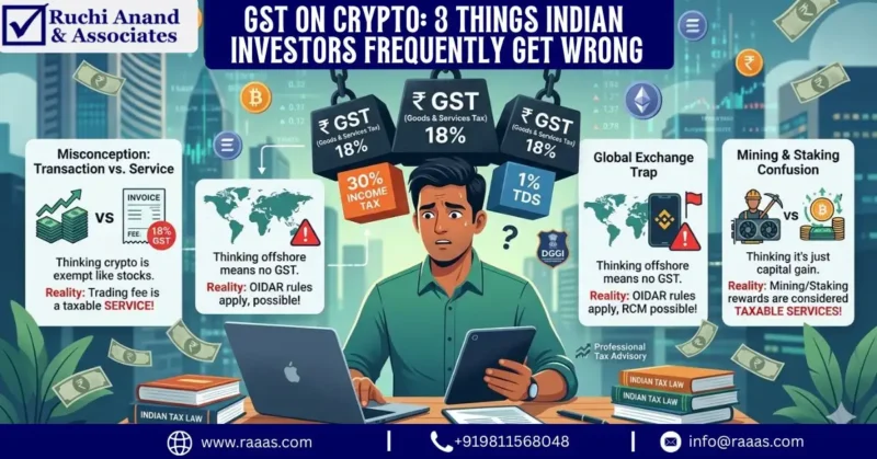 GST on Crypto: 3 Things Indian Investors Frequently Get Wrong