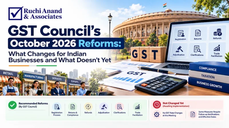GST Council's October 2026 Reforms